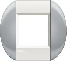 Рамка овальная Legrand BTicino LivingLight 2 мод Небесный  картинка